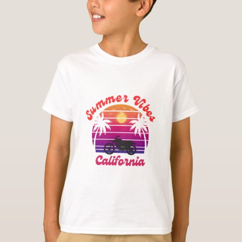 Summer Vibes Art Design Of Beach T_Shirt