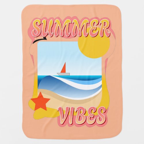 Summer Vibes Baby Blanket