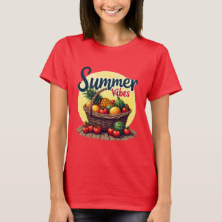 "Summer Vibes Basket" T-Shirt