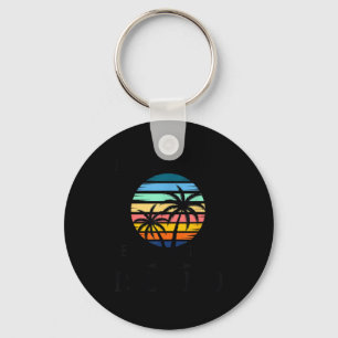 Summer vibes beach sunset south carolina hilton keychain