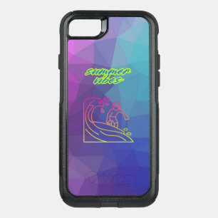 Summer vibes boy surfing. OtterBox commuter iPhone SE/8/7 case