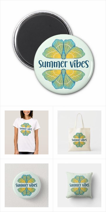 Summer vibes butterfly