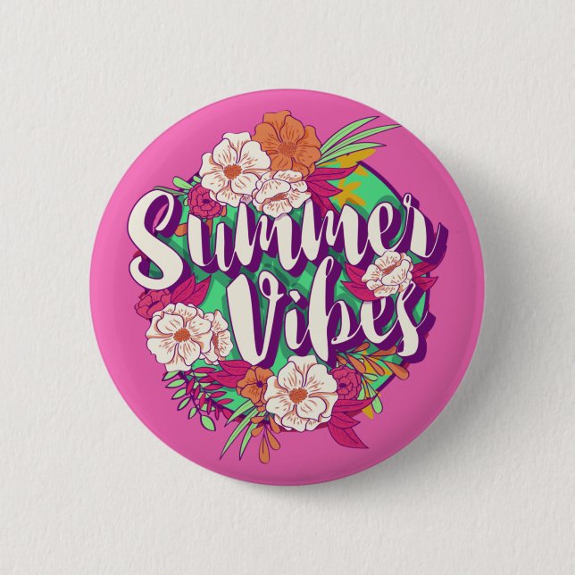 Summer Vibes Button (Front)