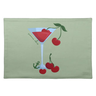 Summer Vibes Cherry Cloth Placemat