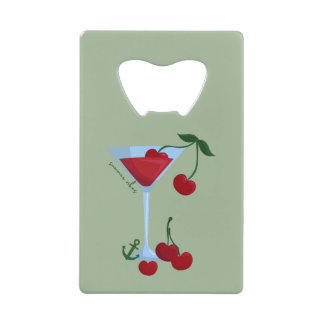  Summer Vibes Cherry Credit Card Bottle Opener