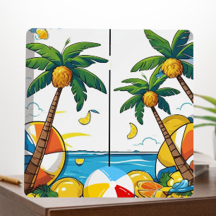 Summer Vibes & Chill Outdoor Game Spirit  Foam Board