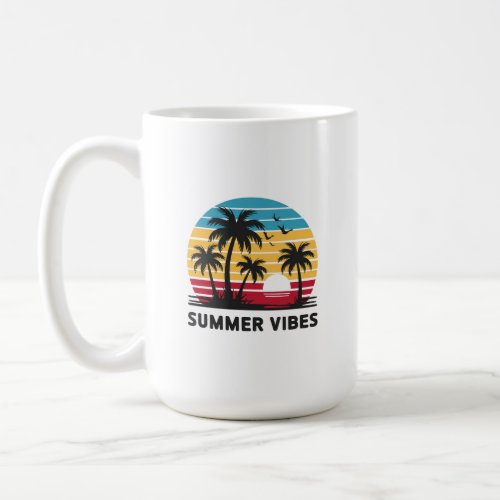 summer vibes coffee mug