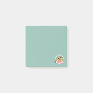 Summer Vibes Dog – Floating Puppy with Sunglasses Post-it Notes