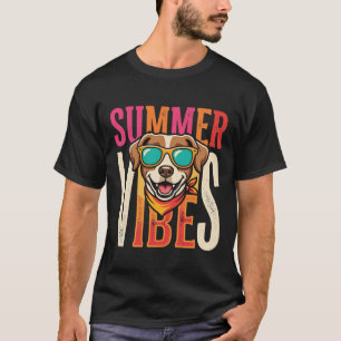 Summer Vibes Dog Sunglasses T-Shirt