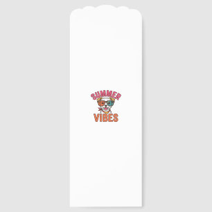 Summer Vibes Dog Sunglasses Vintage Shirt Design_1 Bookmarks