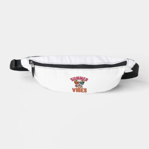 Summer Vibes Dog Sunglasses Vintage Shirt Design_1 Fanny Pack