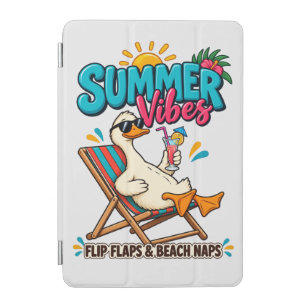 Summer Vibes Duck – Flip FlopsButton Bottle Opener iPad Mini Cover