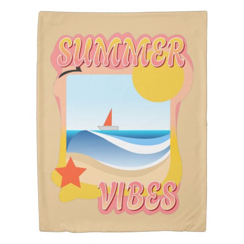 Summer Vibes Duvet Cover