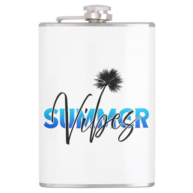 summer vibes flask (Front)