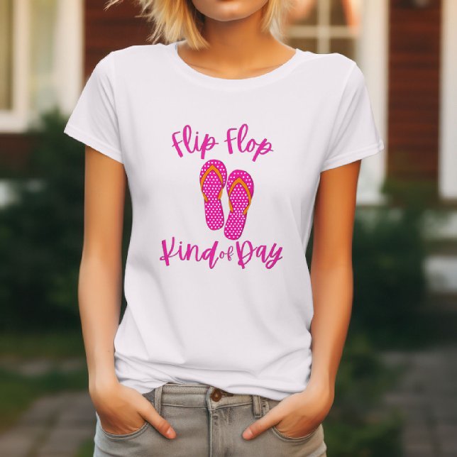 Summer Vibes Flip Flop Kind Of Day 🩴 T-Shirt (Creator Uploaded)