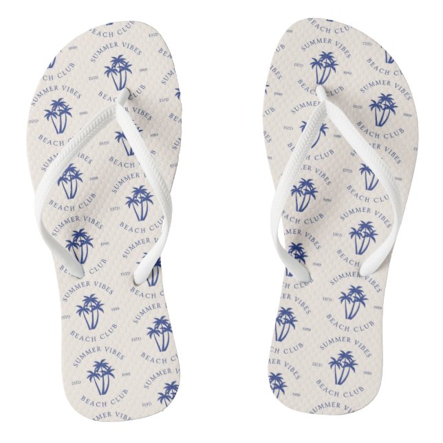 Summer Vibes Flip Flops (Footbed)