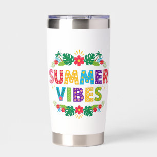 Summer Vibes Floral Design-54504 Hoodie Insulated Tumbler