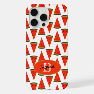 Summer Vibes Fun Watermelon Slices Pattern iPhone 15 Pro Max Case