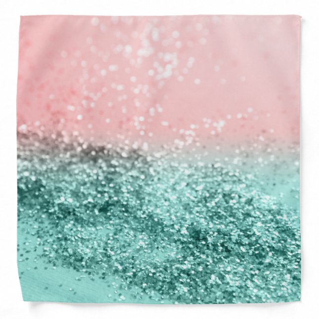 Summer Vibes Glitter #4 Bandana (Front)