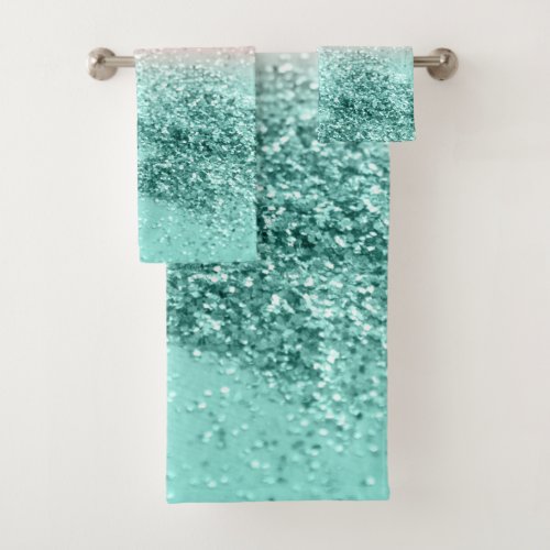 Summer Vibes Glitter 4 Bath Towel Set