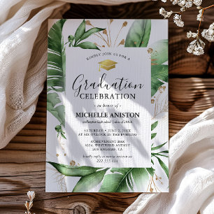 Summer Vibes Graduation Party Invitation