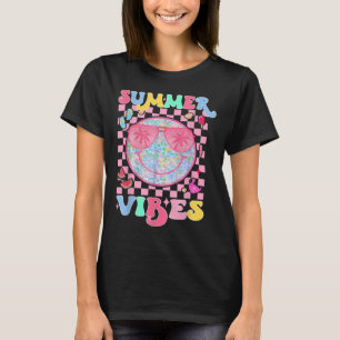 Summer Vibes Happy Face Summer Vibes Got My Mind O T-Shirt