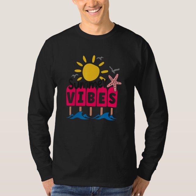 Summer Vibes Hello Summer Vacation 2 T-Shirt (Front)