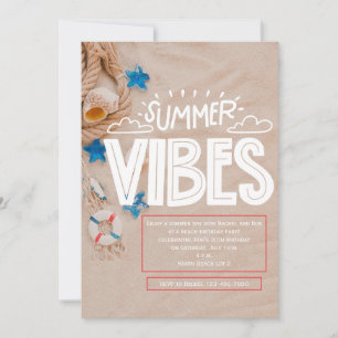 Summer Vibes Invitation