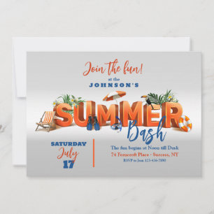 Summer Vibes Invitation
