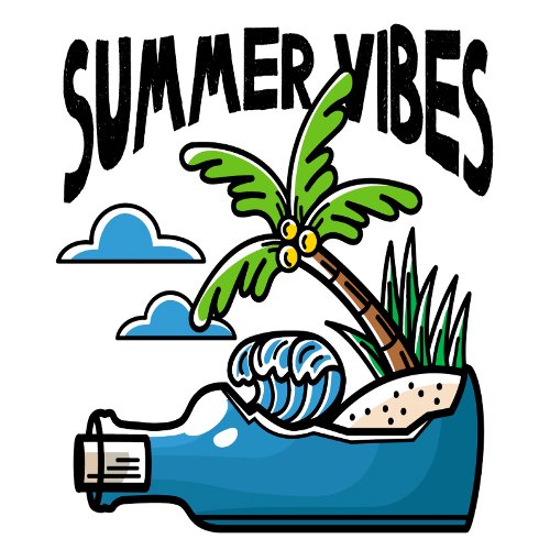 SUMMER VIBES  LOREM IPSUM DOLOR SIT AMET T_Shirt