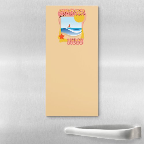 Summer Vibes Magnetic Notepad