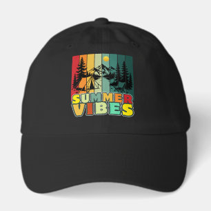summer vibes nature camping vacation adventure hat