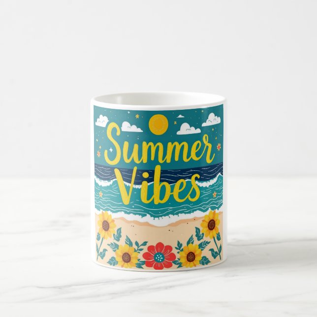 Summer Vibes Ocean Mug (Center)