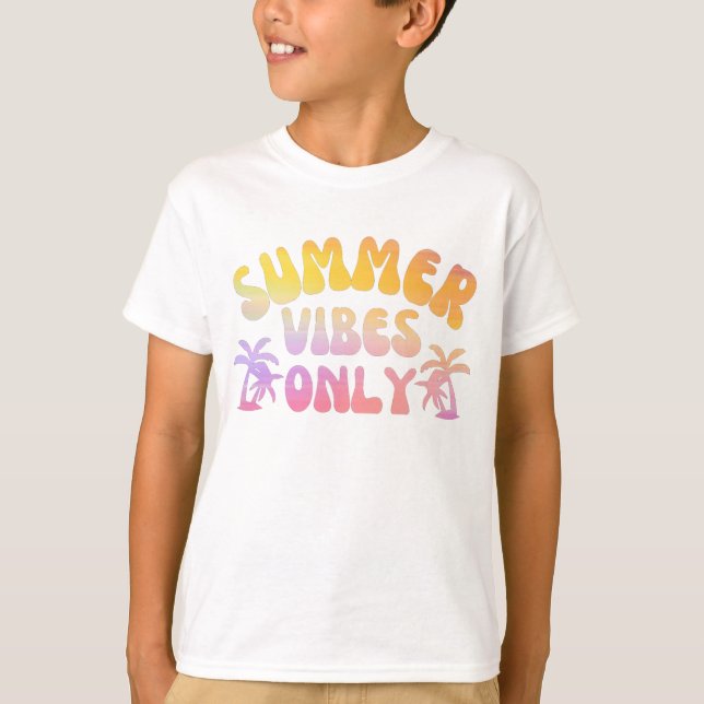 SUMMER VIBES ONLY T-Shirt (Front)