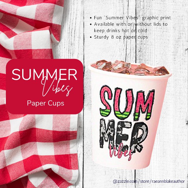 Summer Vibes Paper cup (Creator Uploaded)
