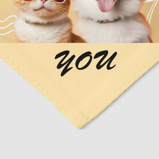 Summer Vibes Pet Design Bandana Collar (Corner)