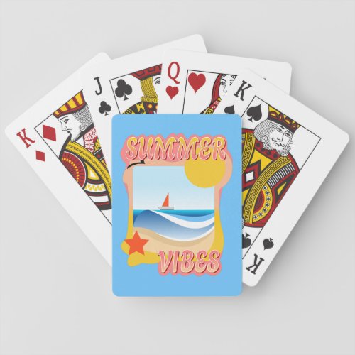 Summer Vibes Playing Cards