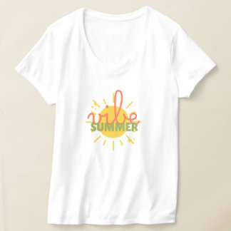 Summer Vibes Retro Beach T-Shirt