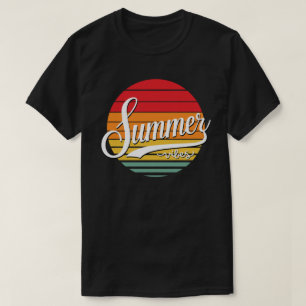 Summer Vibes Retro Colors Sunset Men's T-Shirt