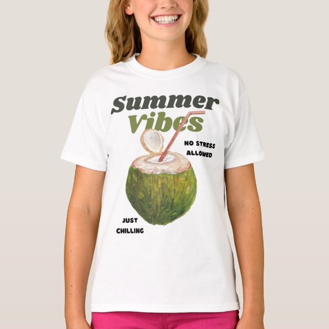 Summer Vibes Retro  T-Shirt (Front)