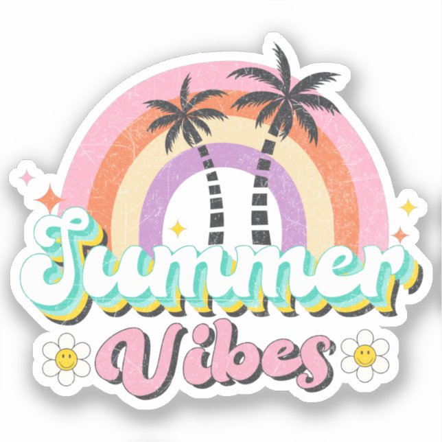 Summer Vibes Sticker (Front)