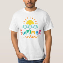 Summer Vibes Sun And Sea Men's White