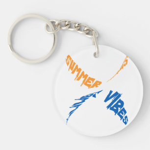 Summer Vibes: Sun, Fun & Good Times Keychain