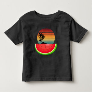 Summer Vibes Sunset Watermelon  Toddler T-shirt