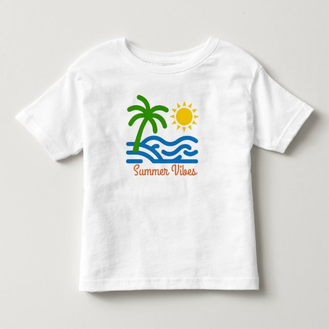 Summer Vibes Toddler T-shirt (Front)