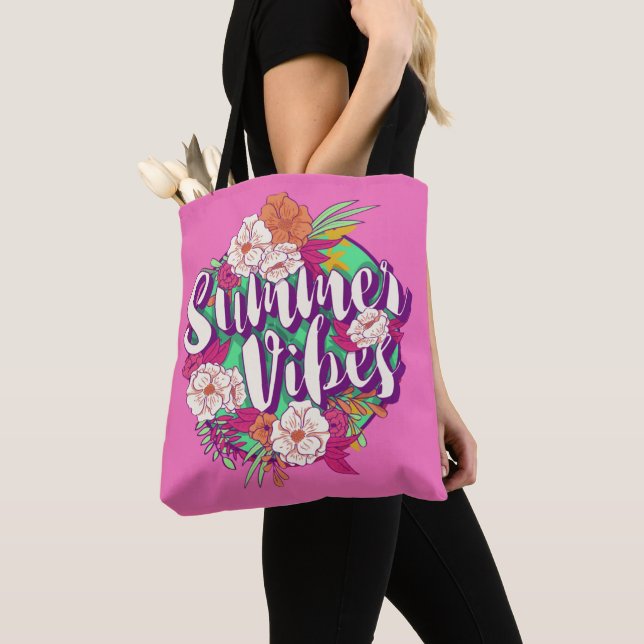 Summer Vibes Tote Bag (Close Up)