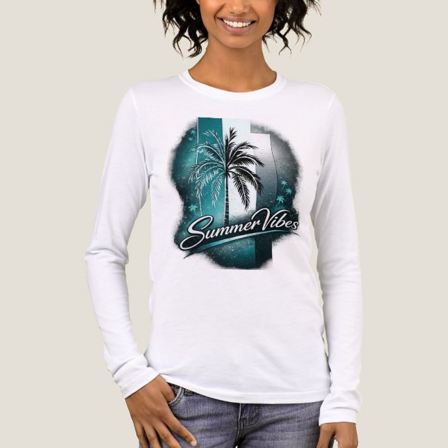 Summer Vibes Tri-Blend Shirt (Front)