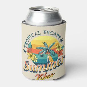 Summer vibes - Tropical escape Can Cooler