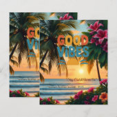 Summer Vibes Tropical Notebook (Front/Back)