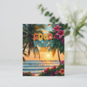 Summer Vibes Tropical Notebook (Standing Front)